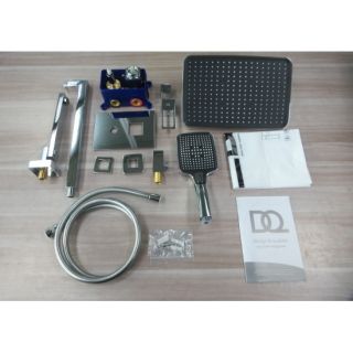 Душевая система DQ для ванны и душа Dortmund встраиваемая с изливом хром (DA1715601)